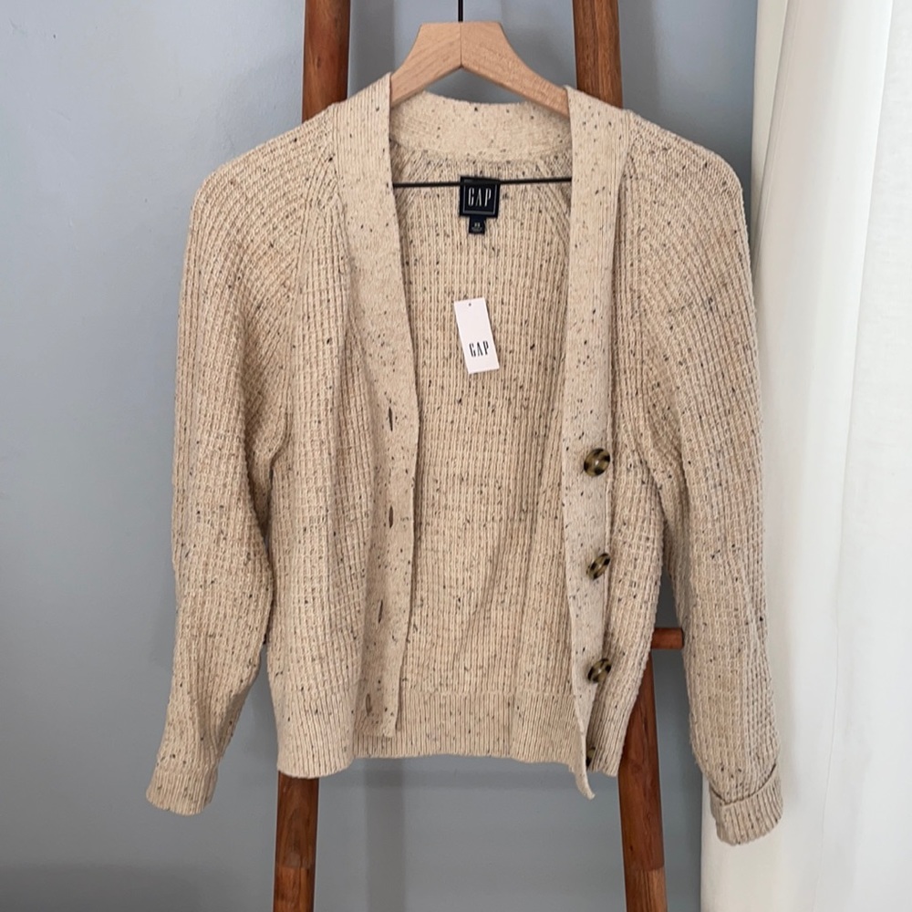 NWT Gap chunky knit speckled cardigan